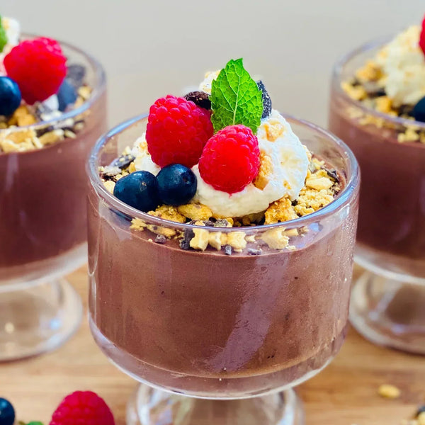 Violet Crumble Chocolate Mousse