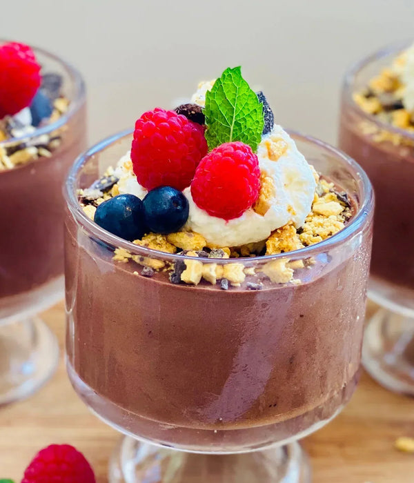 Violet Crumble Chocolate Mousse