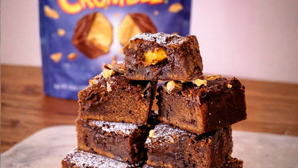 Violet Crumble Brownies