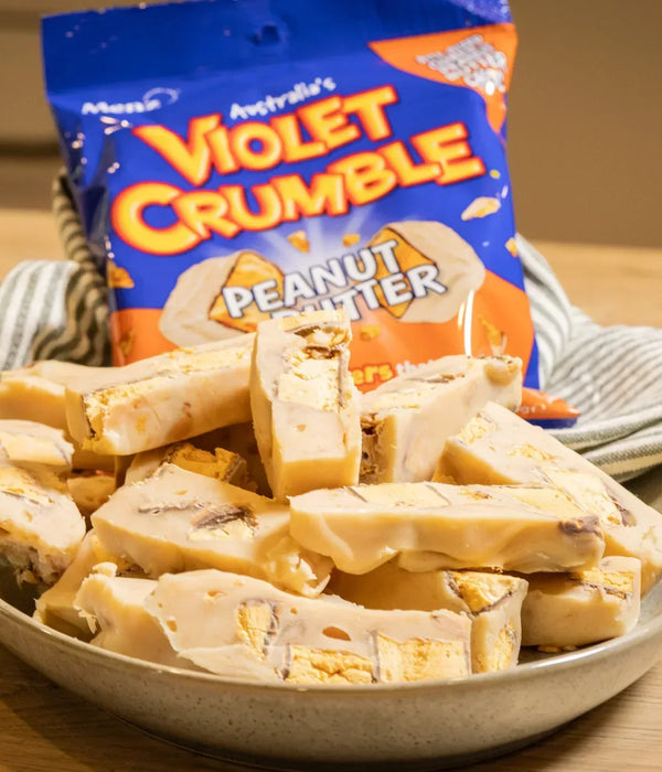 Violet Crumble Peanut Butter Fudge