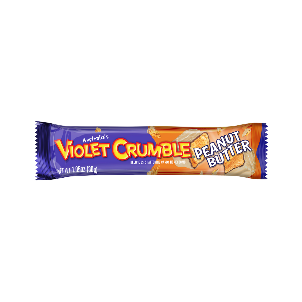 Violet Crumble Peanut Butter Bar